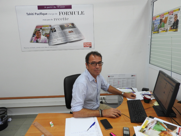 Bertrand Parent, le rédacteur en chef de Tahiti Pacifique Hebdo Bertrand Parent, le rédacteur en chef de Tahiti Pacifique Hebdo