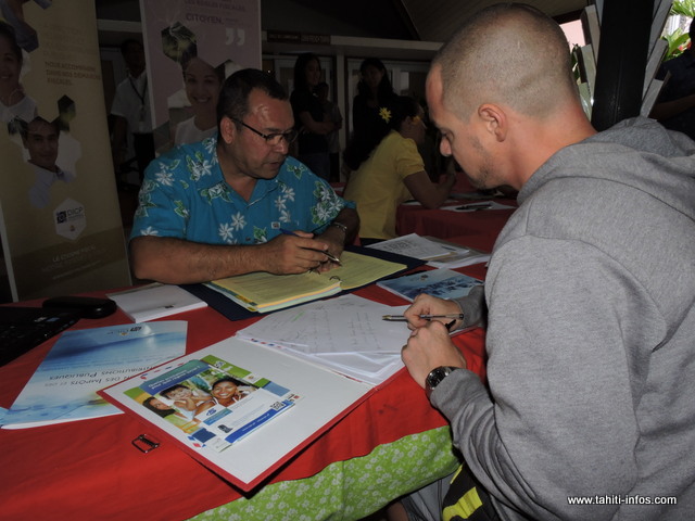 La direction des impôts et des contributions est également présente pour informer les futurs entrepreneurs sur leurs droits.