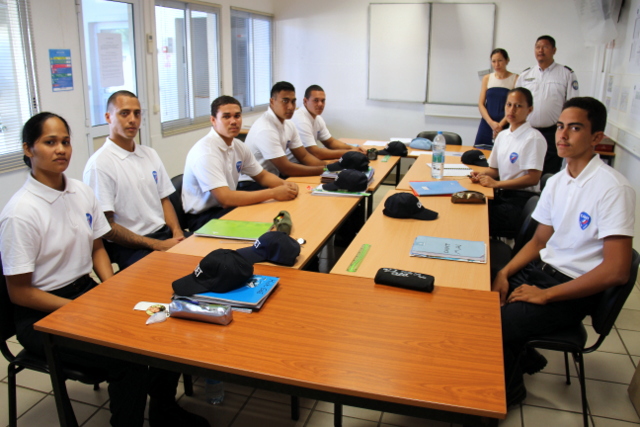 Cadets de la République : Les futurs policiers nationaux polynésiens font leur rentrée