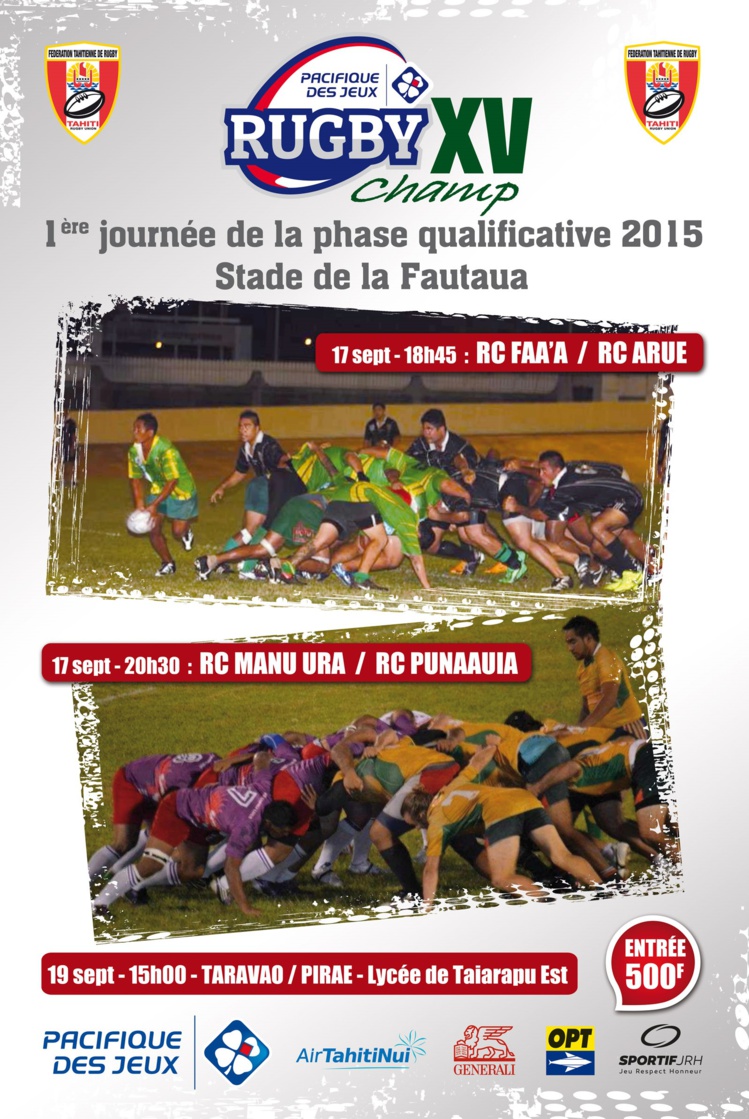 Vivez le début de la coupe du monde de rugby à la Fautaua avec la PDJ Vivez le début de la coupe du monde de rugby à la Fautaua avec la PDJ