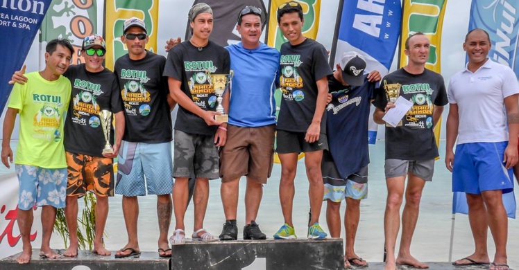 Le podium de la course TOA de 19,5 km