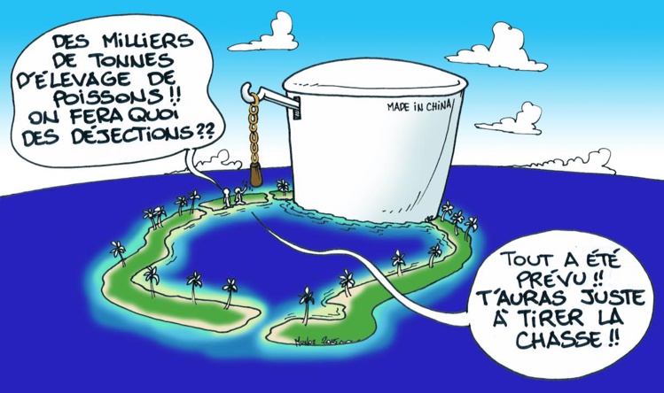 "50 000 tonnes de poissons, quid des déjections?" par Munoz