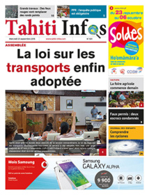 TAHITI INFOS N°501 du 23 septembre 2015