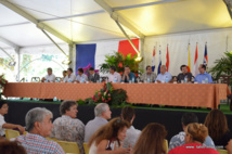 La restitution du Plan climat énergie de la Polynésie française a eu lieu ce mercredi après-midi sous le chapiteau de la présidence.