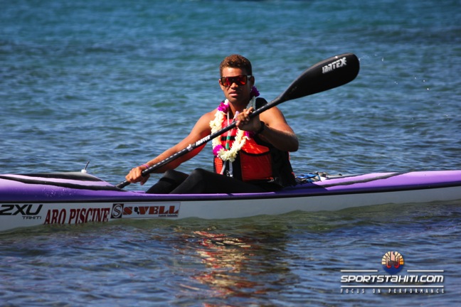 Kayak – Championnat de Polynésie : Hiromana Florès, meilleur tahitien.