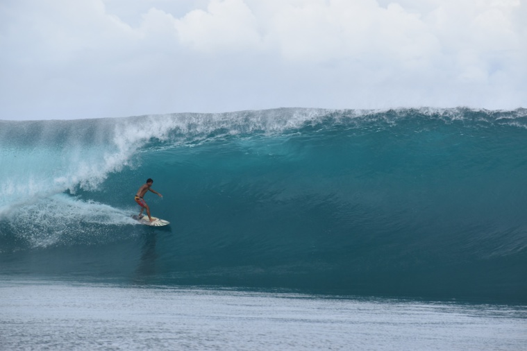 Matahi Drollet dans son élément. Matahi Drollet dans son élément.