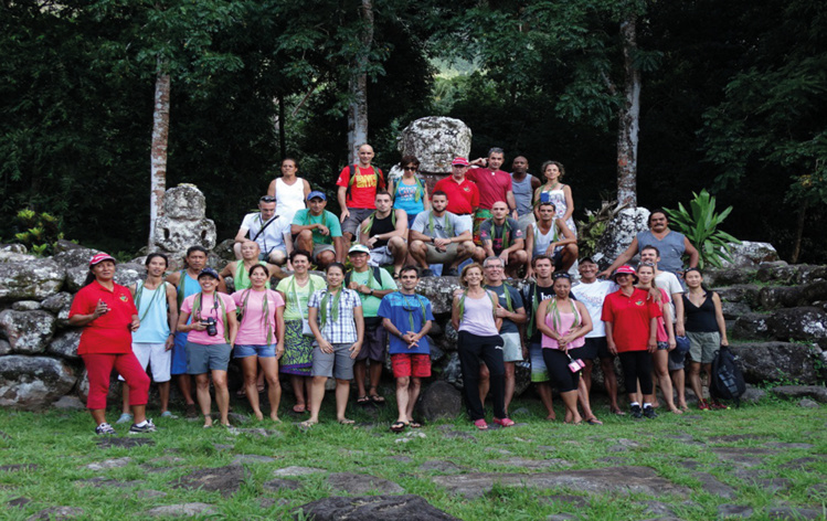 Le marathon de Hiva Oa couple sport et culture. (Photo : DR) Le marathon de Hiva Oa couple sport et culture. (Photo : DR)