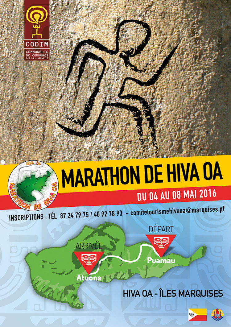 La course se déroulera entre les villages de Puamau et de Atuona, soit 42 kilomètres parcourus en un peu plus de 3 heures par les meilleurs. La course se déroulera entre les villages de Puamau et de Atuona, soit 42 kilomètres parcourus en un peu plus de 3 heures par les meilleurs.