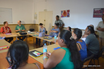 Les adjoints de santé des Tuamotu en formation 