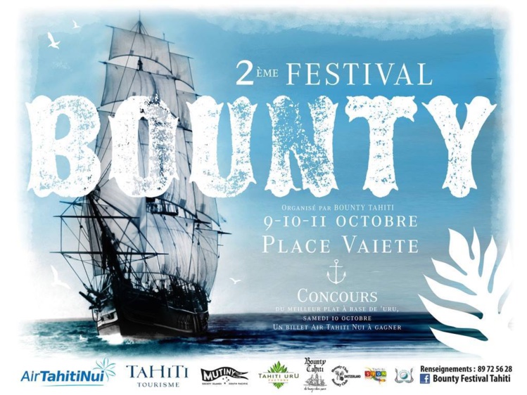 Deuxième Festival international de la Bounty : et vogue le capitaine William Bligh…