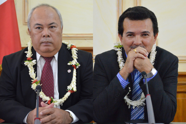 Ua fa'aho'i o René Temeharo e o Frédéric Riveta i to raua ti'ara'a no te ho'i atu i Taraho'i. Ua fa'aho'i o René Temeharo e o Frédéric Riveta i to raua ti'ara'a no te ho'i atu i Taraho'i.