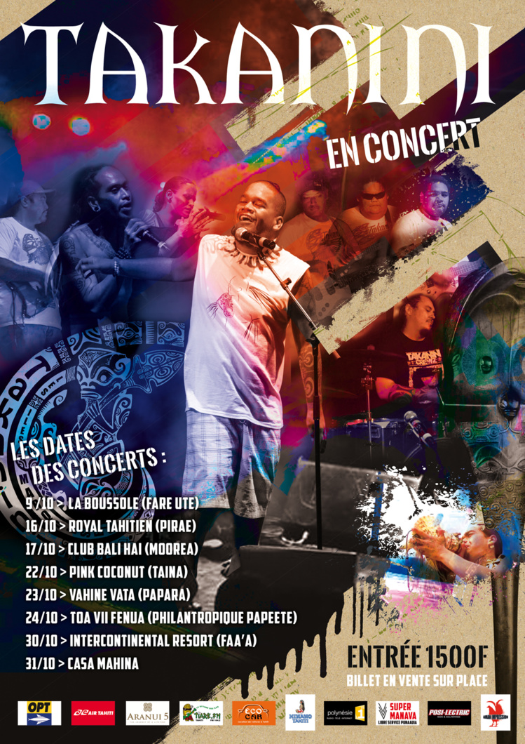 Takanini en "live" tout le mois d'octobre ! Takanini en "live" tout le mois d'octobre !