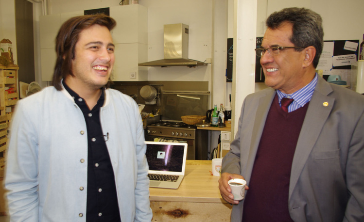 Économie sociale et solidaire : Édouard Fritch visite l’incubateur de Make Sense
