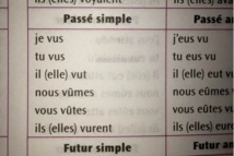 "Je vus, tu vus, il vut...": la conjugaison fantaisiste du verbe "voir" dans un manuel scolaire "Je vus, tu vus, il vut...": la conjugaison fantaisiste du verbe "voir" dans un manuel scolaire