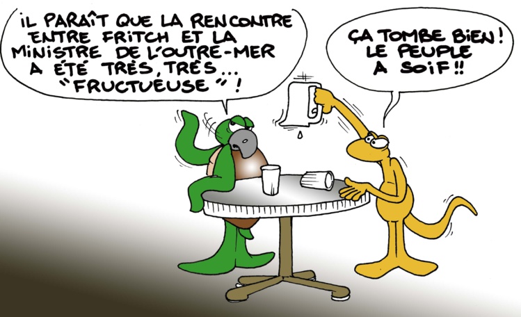 "La rencontre Fritch-GPL" par Munoz