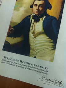 Le descendant du capitaine Bligh de retour à Tahiti pour réhabiliter son ancêtre Le descendant du capitaine Bligh de retour à Tahiti pour réhabiliter son ancêtre