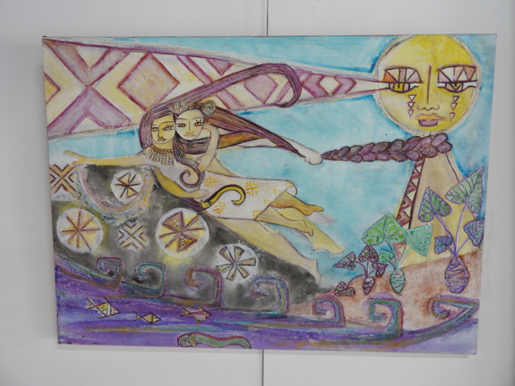 Les œuvres sont réalisées à l'acrylique et à l'aquarelle. Les œuvres sont réalisées à l'acrylique et à l'aquarelle.