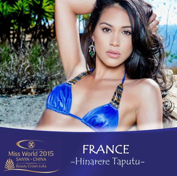 La première dauphine de Miss France 2015 et Miss Tahiti 2014 devra faire la différence face à la centaine de candidates en lice à ce jour. (Photo : DR) La première dauphine de Miss France 2015 et Miss Tahiti 2014 devra faire la différence face à la centaine de candidates en lice à ce jour. (Photo : DR)