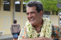 Edouard Fritch, le 23 octobre 2015 à Pirae.