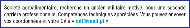 SOCIÉTÉ AGROALIMENTAIRE: RECHERCHE UN ANCIEN MILITAIRE POUR UNE SECONDE CARRIÈRE PROFESSIONNELLE SOCIÉTÉ AGROALIMENTAIRE: RECHERCHE UN ANCIEN MILITAIRE POUR UNE SECONDE CARRIÈRE PROFESSIONNELLE