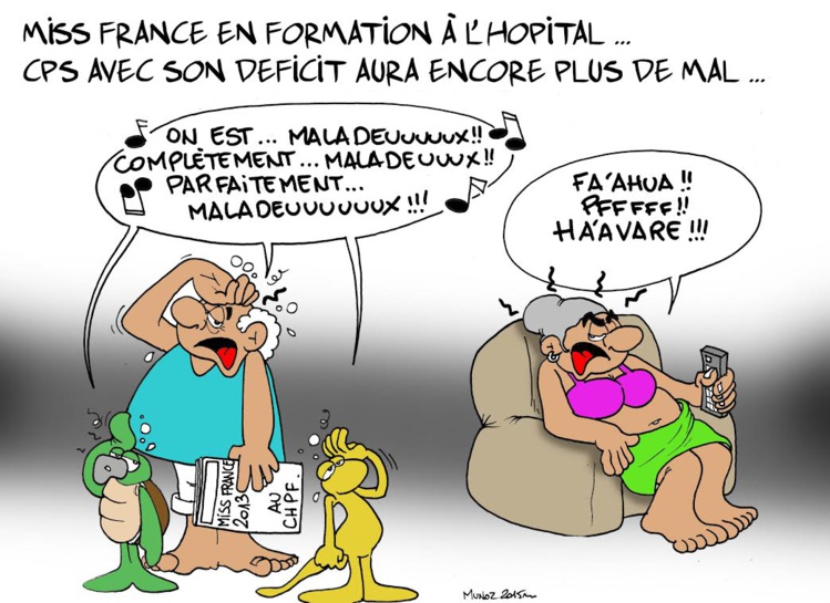 "Miss France 2013 au CHPF" par Munoz "Miss France 2013 au CHPF" par Munoz