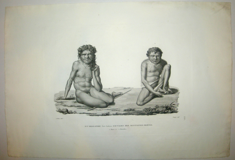 A partir du XVIIIe siècle, les Aborigènes furent toujours dépeints comme des êtres misérables. Paulmier, lui, en ramena un à Honfleur et il le maria à une parente.
