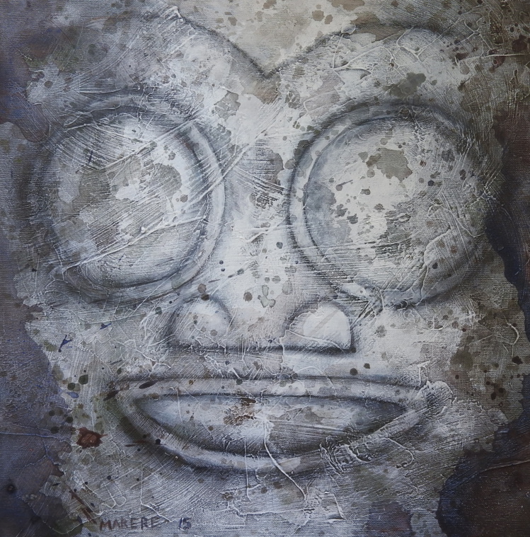 Les tiki sont la touche singulière de l'artiste.