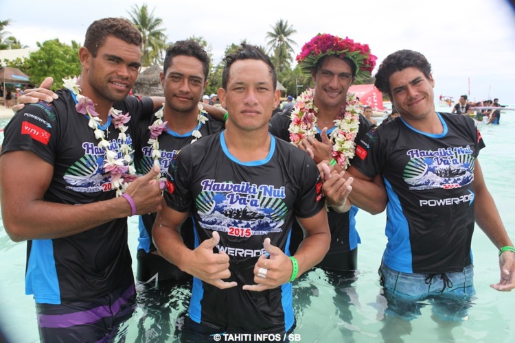 Shell Va'a, une équipe qui a bien géré sa course malgré le forfait de son capitaine Kévin Céran-Jérusalemy Shell Va'a, une équipe qui a bien géré sa course malgré le forfait de son capitaine Kévin Céran-Jérusalemy