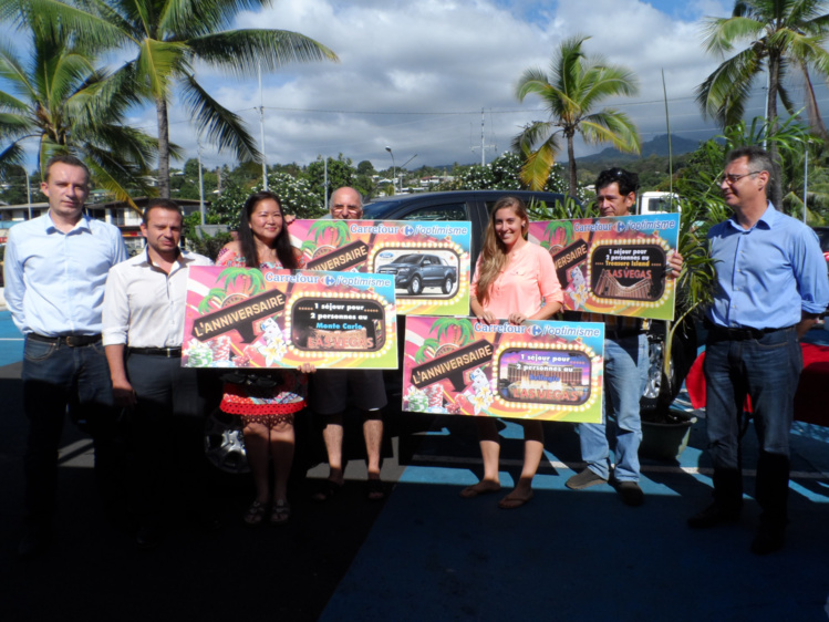 Anniversaire Carrefour: Gérard Nicolas de Arue a remporté la Ford Ranger Anniversaire Carrefour: Gérard Nicolas de Arue a remporté la Ford Ranger