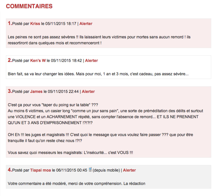 La presse en ligne à l'épreuve des commentaires violents La presse en ligne à l'épreuve des commentaires violents