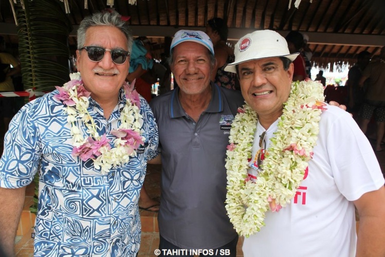 Juste après l'arrivée du team Opt victorieux Juste après l'arrivée du team Opt victorieux