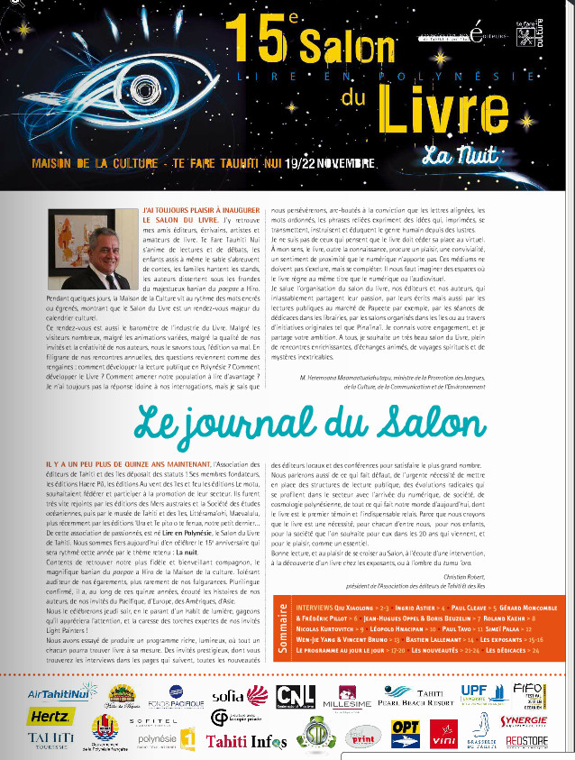 Salon du livre : le programme
