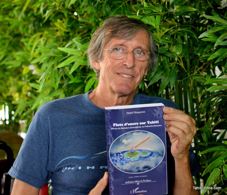 Daniel Margueron, auteur de "Flots d'encre sur Tahiti"