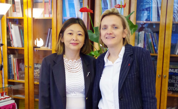 Paris : La déléguée de la Polynésie Française a rencontré Madame le maire du 5ème arrondissement