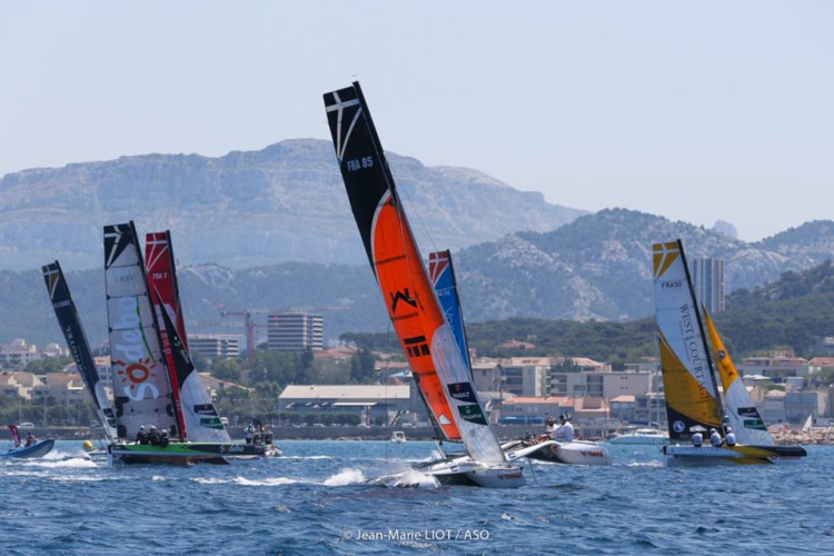 Le monocoque a laissé la place au trimaran, beaucoup plus rapide Le monocoque a laissé la place au trimaran, beaucoup plus rapide