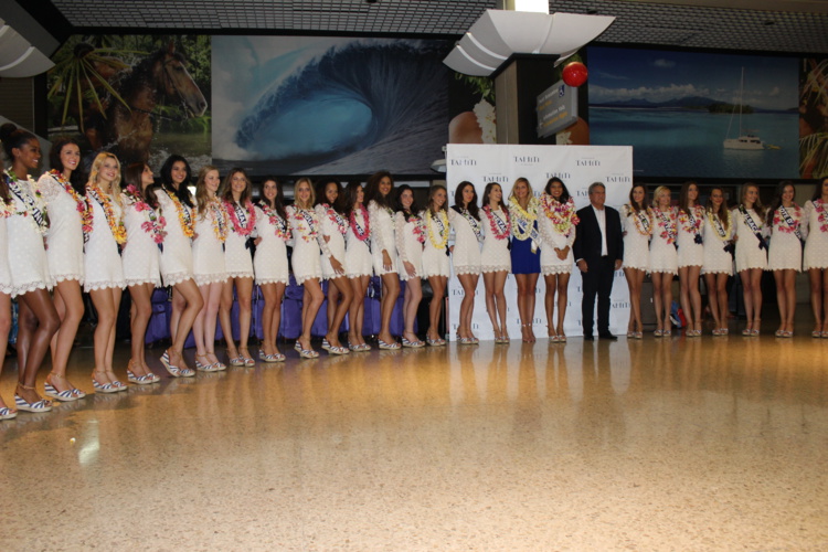 Les 31 reines de beauté vont se préparer à l'élection de Miss France pendant une semaine au fenua.