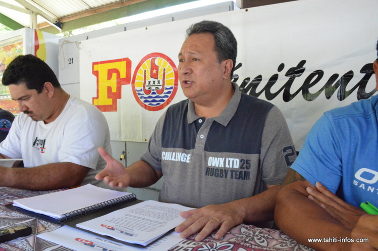 Karl Manutahi, le délégué régional du syndicat FO Pénitentiaire Polynésie française.