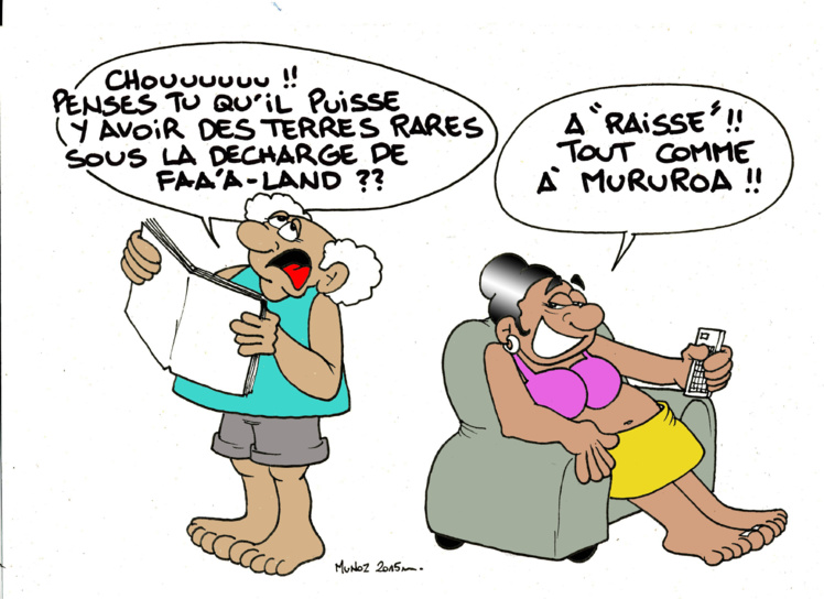 "Terres rares, la polémique" vu par Munoz "Terres rares, la polémique" vu par Munoz