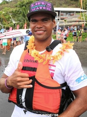 Hiromana Florès, le rameur de Shell est également un champion de kayak