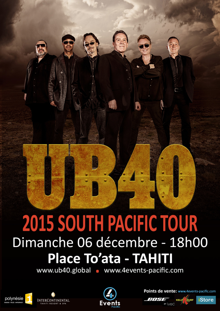 UB40 avant le concert : "We Love You Tahiti !" UB40 avant le concert : "We Love You Tahiti !"