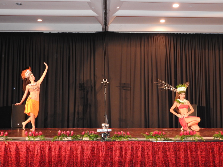 Les vahine polynésiennes ont offert de superbes prestations.