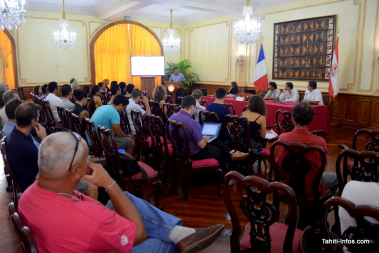 Les premiers états généraux de la production audiovisuelle en Polynésie française se sont déroulés à la Présidence sous le patronage du ministère de la relance économique.