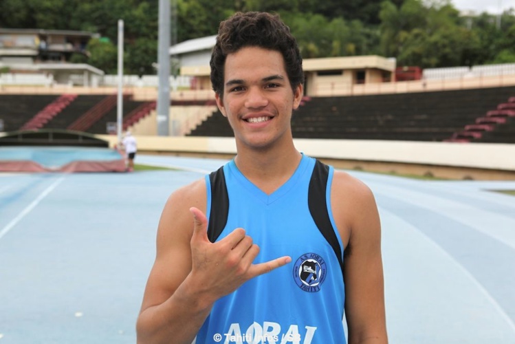 Teura Tupaia, 15 ans, du club Aorai