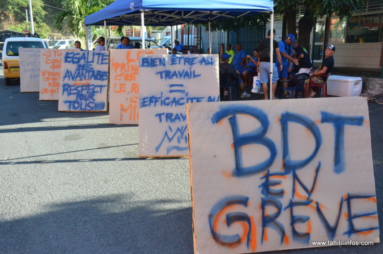 La grève des "cols bleus" s’enlise à la Brasserie