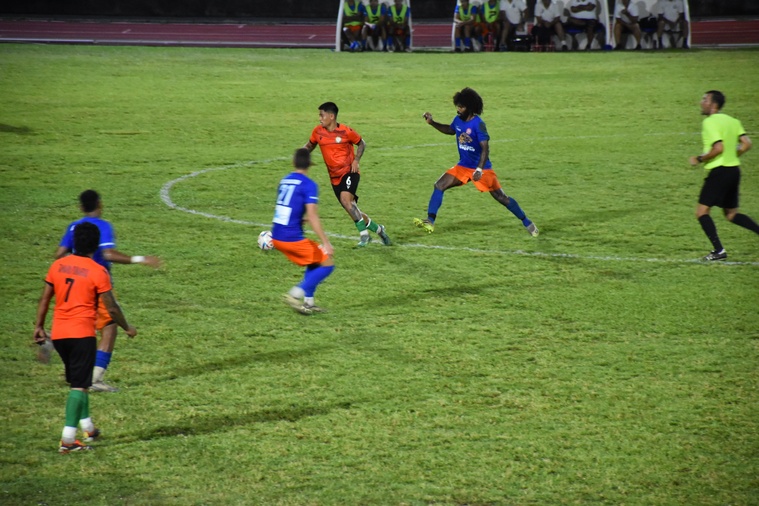 Les joueurs de l’AS Tamarii Punaruu n’ont rien lâché durant toute la rencontre. Les joueurs de l’AS Tamarii Punaruu n’ont rien lâché durant toute la rencontre.