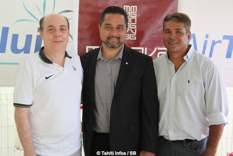 Michel Daum, Ethan Lake et Johann Bouit Michel Daum, Ethan Lake et Johann Bouit