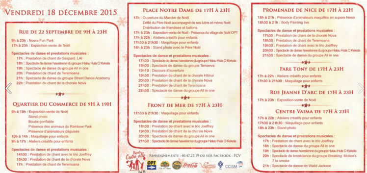 Rendez-vous au marché de Noël de Papeete Rendez-vous au marché de Noël de Papeete