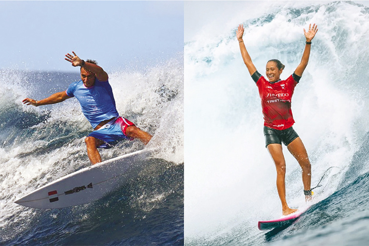 Kauli Vaast et Vahine Fierro à nouveau réunis pour le surf Abu Dhabi Pro. Kauli Vaast et Vahine Fierro à nouveau réunis pour le surf Abu Dhabi Pro.