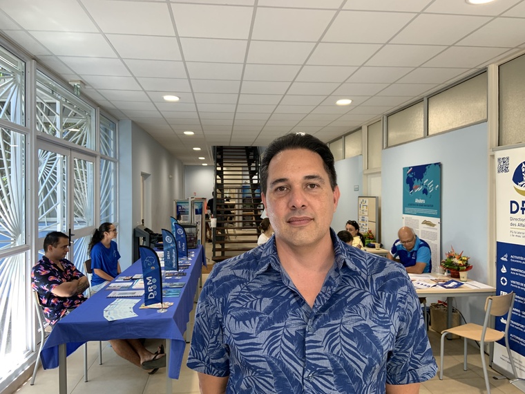 Heifara Trafton, le directeur du CMMPF. Crédit photo : Thibault Segalard. Heifara Trafton, le directeur du CMMPF. Crédit photo : Thibault Segalard.
