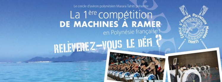 Première compétition de machines à ramer à l’aéroport de Tahiti-Faa’a